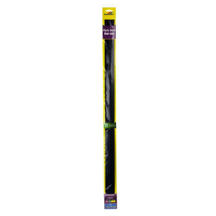 Moroday Black MDS4 Self-Adhesive Plastic Brush Door-Seal