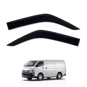 AUSGO Wide-Profile Weather Shields for Toyota Hiace 1990-2005 Weathershields Window Visors Wind Deflectors