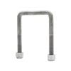 Sunrise U-bolts With Nyloc Nut 1/2" Galvanised - 75mm Square, 110mm - Ub75s110g
