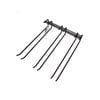Trenton Black Triple Glass Rack