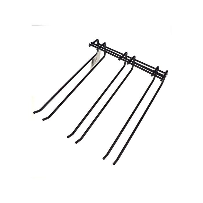 Trenton Black Triple Glass Rack