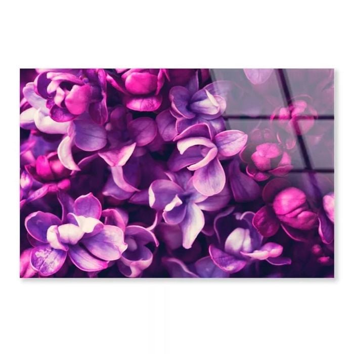 Purple Lilac Flowers  Print 100% Australian Made 150 x 100cm  (Acrylic)