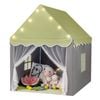 Costway Kids Play Tent Large Playhouse Castle W/star Lights Green