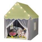 Costway Kids Large Fairy Tent Playhouse Gift w/Star Lights Green