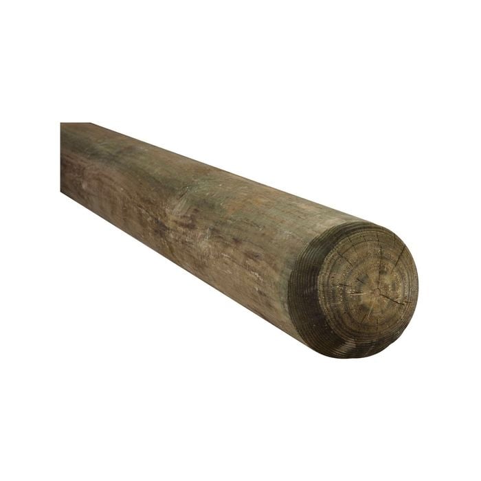 100mm 1.2m Bollard H3 Treated Pine Domed Top