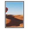 Galrie Stunning Hot Air Balloon Art Print Over Desert Landscape, Black Frame, A3 30 x 42cm (12 x 16inch)