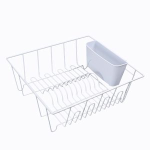 All Set Small Dish Rack With Cutlery Cup
