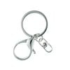 Taskmaster Silver Key Rings with Clip - 5 Pack