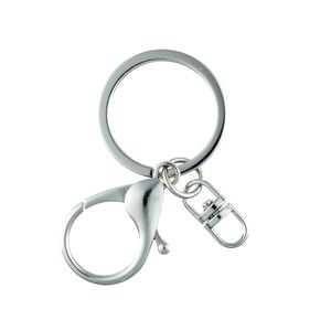 Taskmaster Silver Key Rings With Clip - 5 Pack