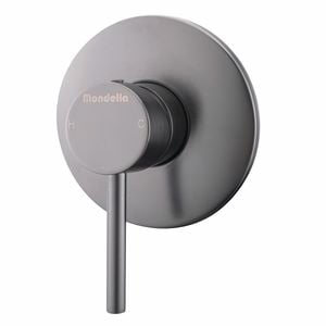 Mondella Gun Metal Resonance Pin Shower Mixer - Suitable For Unequal / Mains Pressure