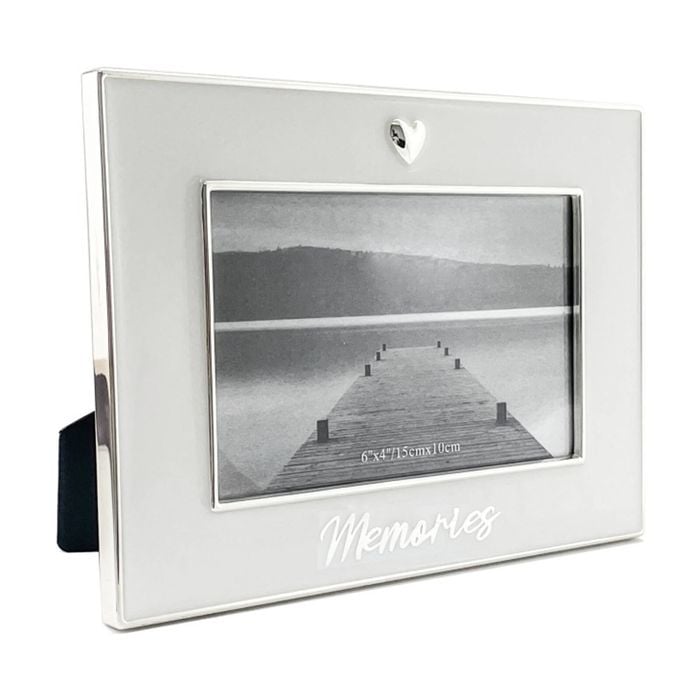 Gibson Gifts Pure White Memories 6x4 Home Decor Photo Frames