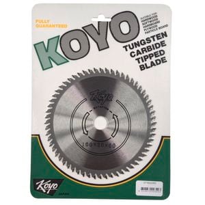 Koyo 160mm 60T 20mm Bore Circular Saw Blade For Timber Cutting