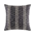 Kas Australia Banjo Filled Cushion Decor Square 50x50cm - Black