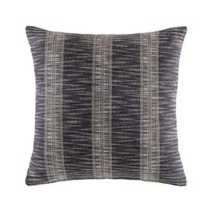 Kas Australia Banjo Filled Cushion Decor Square 50x50cm - Black