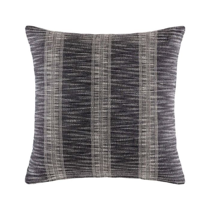 Kas Australia Banjo Filled Cushion Decor Square 50x50cm - Black