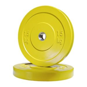 Partenope Fitness Colored Bumper Plates 15 KG