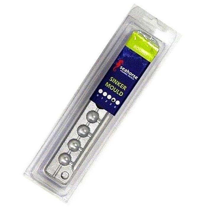 Seahorse 3 Ball Sinker Mould - Makes 8 Sinkers