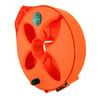 Flat Out Multi Reel Safety Orange Lead Storage Cable Carrier for 35m 15A Power