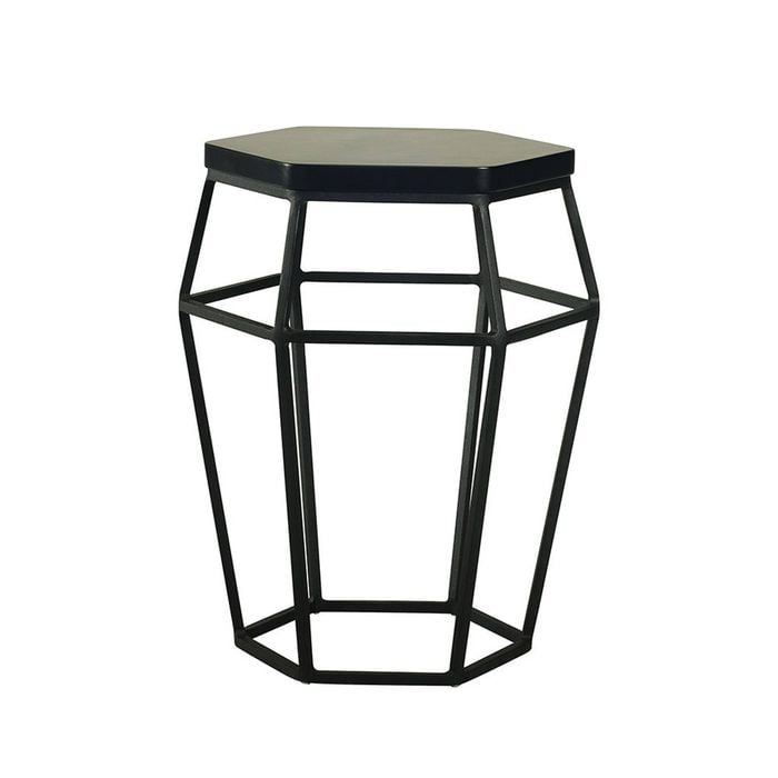 Modern Furniture FORD 46x46cm Side Table/Stool - Black