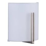 Brilliant 20cm Satin Nickel Ripley Wall Sconce