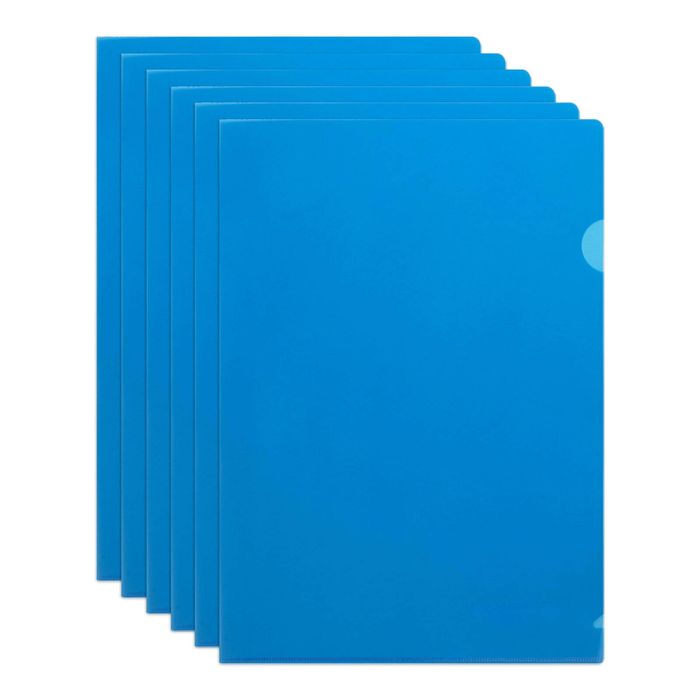 25x Marbig Pe Letter File A4 Document Paper/stationery Organiser Folder Blue
