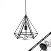Snap Lighting Arlo Black Cage Downlight to Pendant Light Conversion Kit