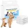 Advwin 10PCS Dog Diapers Male Disposable Pet Dog Wraps Male Super Absorbent