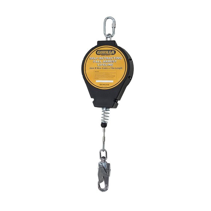 Gorilla Self-Retracting Height Safety Lifeline 15m