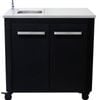 COZZE Portable Outdoor Table 900mm with SS Sink