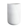 Tuscan Path 35cm White Gavin Cylinder