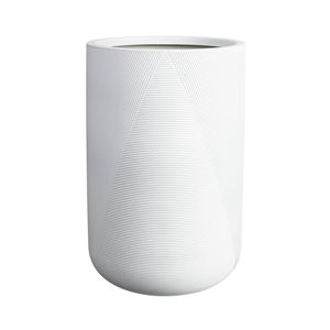Tuscan Path 35cm White Gavin Cylinder