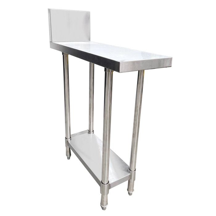 Modular Systems Stainless Steel Kitchen Infill Bench With Splashback Wbb-0300r