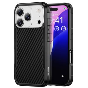 Tough On for iPhone 17 Pro Iron Shield Case with MagSafe - Carbon Fiber