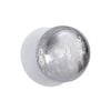 Lexi Lighting Odessa Molten Ripple Glass Led Wall Light With White Base - White/large