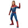 Marvel Captain Marvel Classic Hero Suit Dress Up Party Costume Jumpsuit Size 3-5