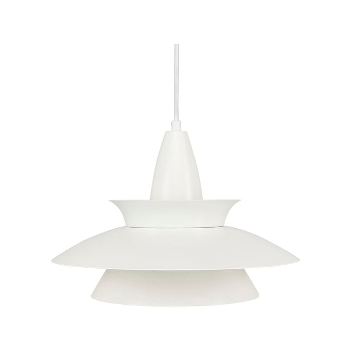 Brilliant 34cm White Matte Atomic DIY Metal Pendant Light