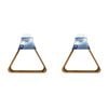 2PK Formula Sports 15 Ball Rack Wooden Pool/Billiards Triangle - Brown