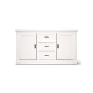 Laelia Buffet Table 166cm 2 Door 3 Drawer Acacia Wood Coastal Furniture -White