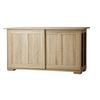 Oikiture Buffet Sideboard Cabinet Sliding Doors 120cm