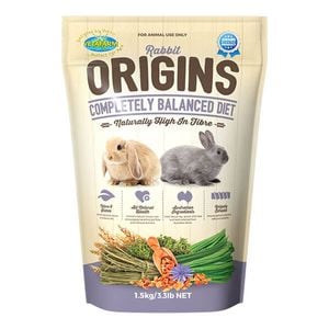 Vetafarm Origins Extruded Pellet Pet Rabbit Diet Food 1.5kg