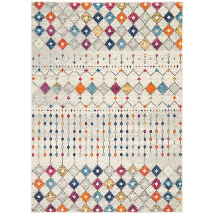 The Rug Connection Ama 356 Off White 400x300cm - Extra Extra Large Transitional Pet Friendly Indoor Floor Rug