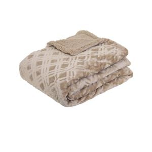 J.Elliot Vida Microplush Throw Sandstone