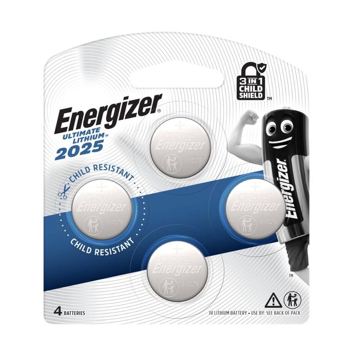 Energizer 2025 Ultimate Lithium Coin Battery - 4 Pack