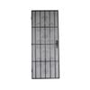 2032 x 813mm Barrier Door Steel Frame Metric Catalina Black - Black