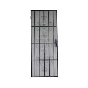 2032 x 813mm Barrier Door Steel Frame Metric Catalina Black - Black