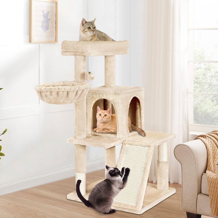 Beastie Wooden 100cm Kitten Cat Tree