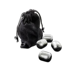 Cellar Premium Premium Stainless Steel Wine Chilling Pearls Set Of 4 Cellar