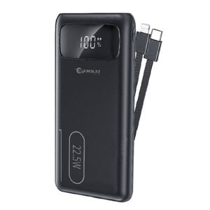 Sansai Power Bank 10000mAh 22.5W w/ LED Display 14x7 cm Assorted