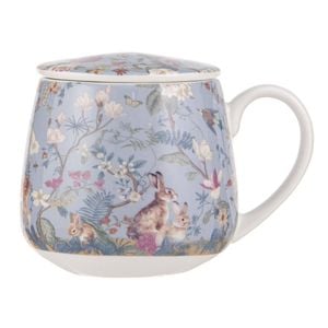 3pc Ashdene Enchanted Forest Fine Bone China Tea Herbal Infuser 430ml