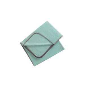250GSM Ribbed Polar Fleece Throw 100 x 150cm Seafoam